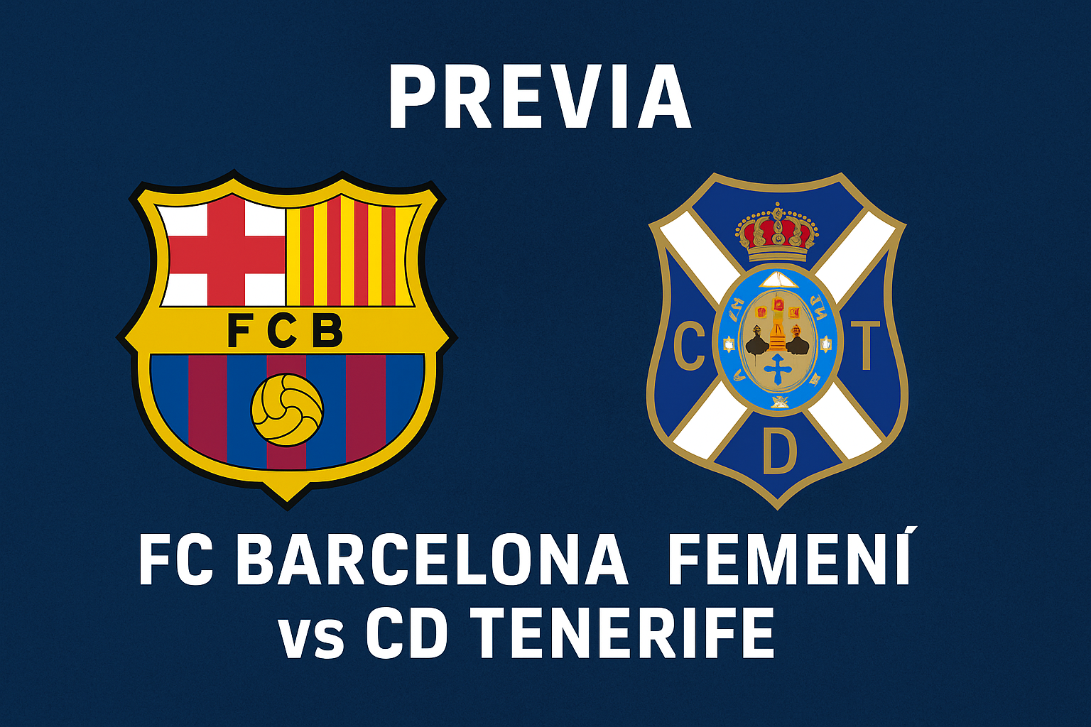 PREVIA | Jornada 13, FC Barcelona Femení vs Tenerife