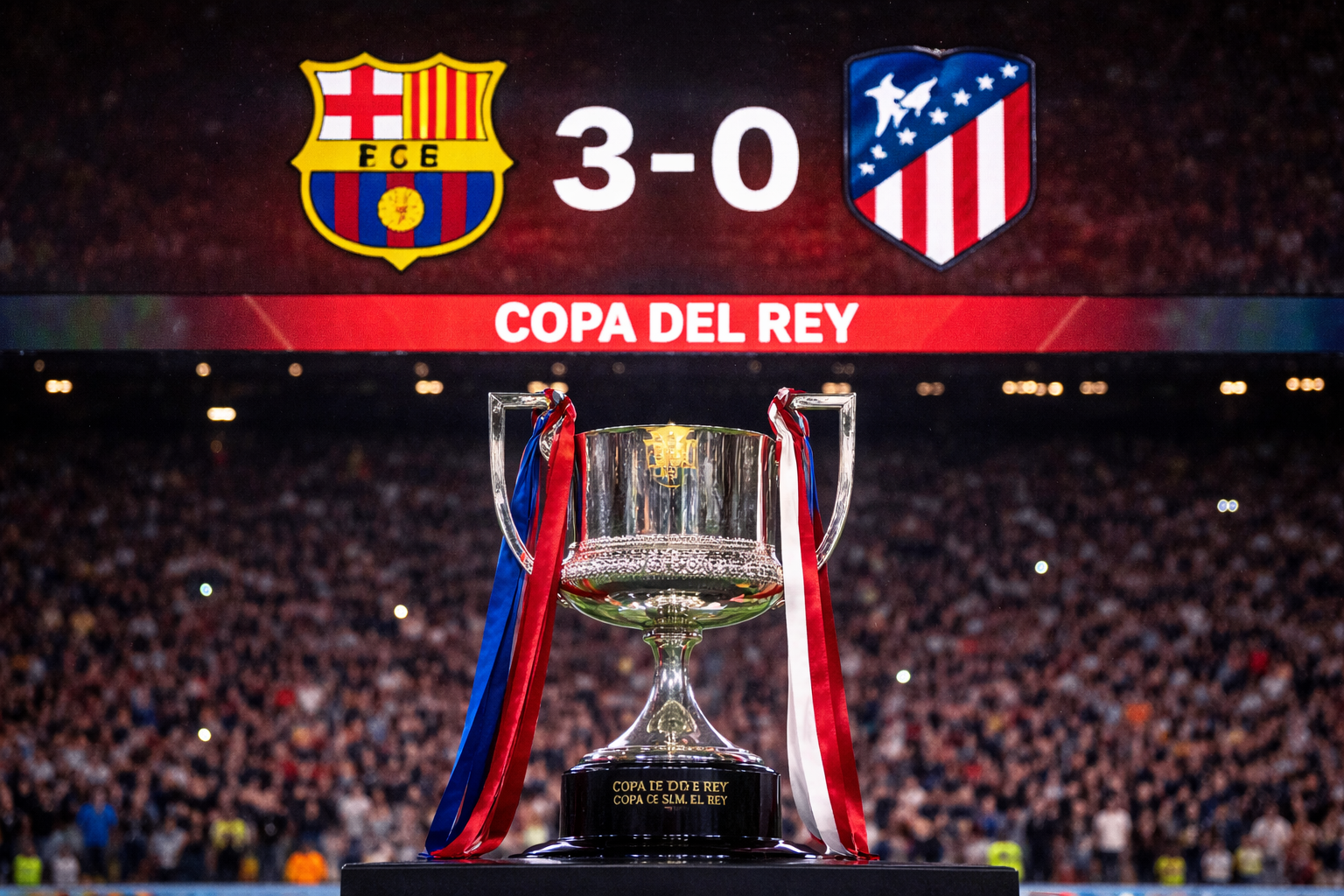 El Barça se queda a las puertas y el Atlético vuelve a oler la Copa 13 años después