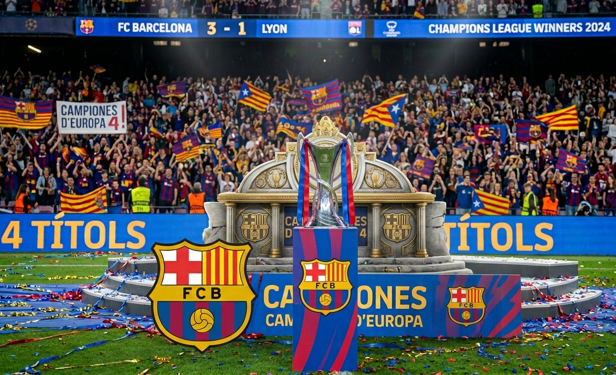 CRÓNICA | Barcelona Femenino aplasta al Lyon y conquista su cuarta Champions League