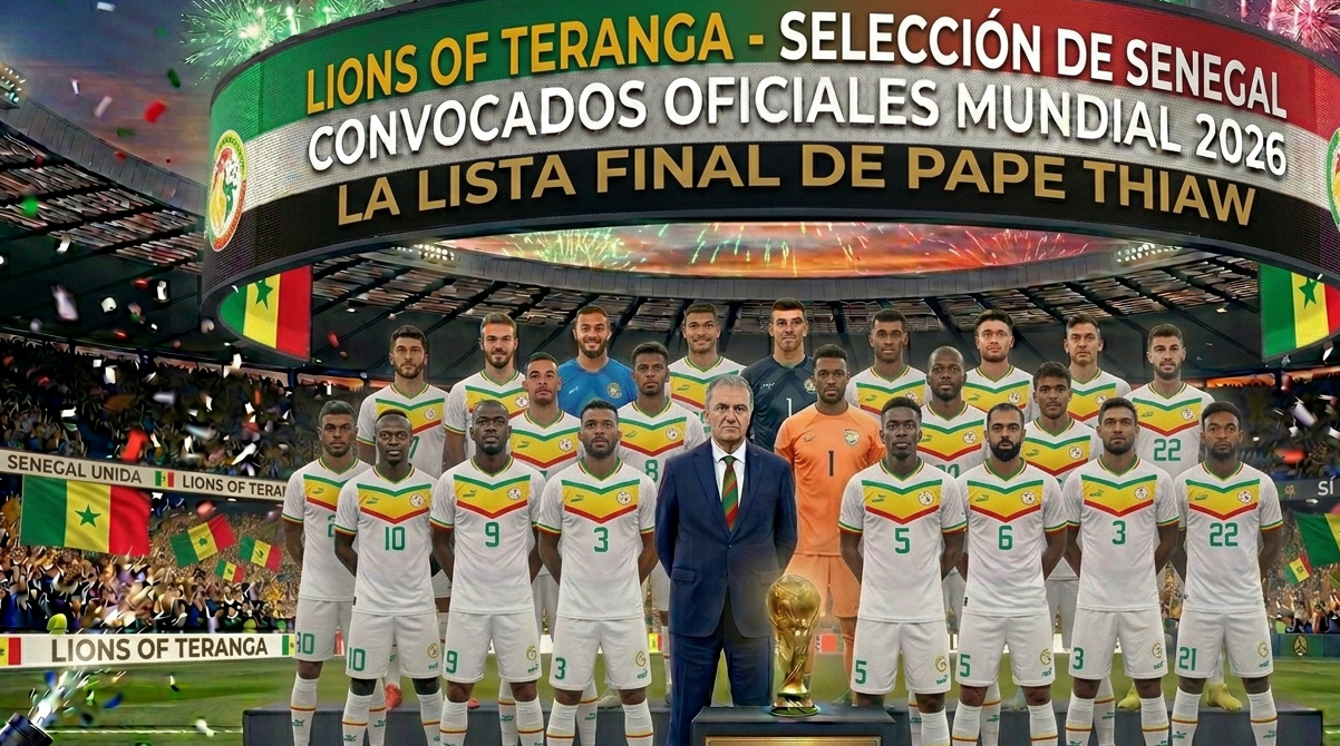 Convocados de Senegal: Lista de jugadores para la Copa Mundial